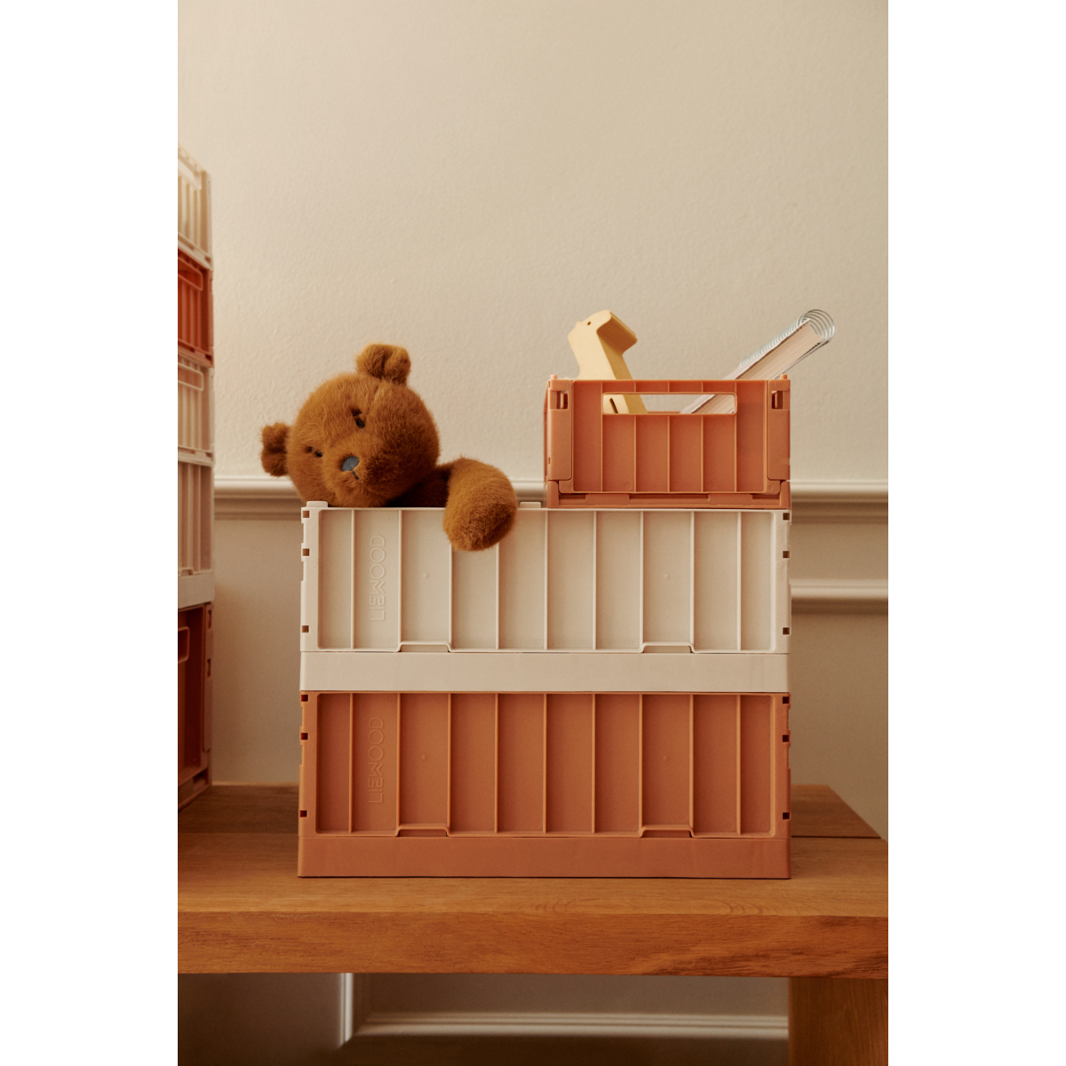 Liewood WESTON Aufbewahrungsbox Medium, 2er-Pack - Sandy - Aufbewahrungsbox