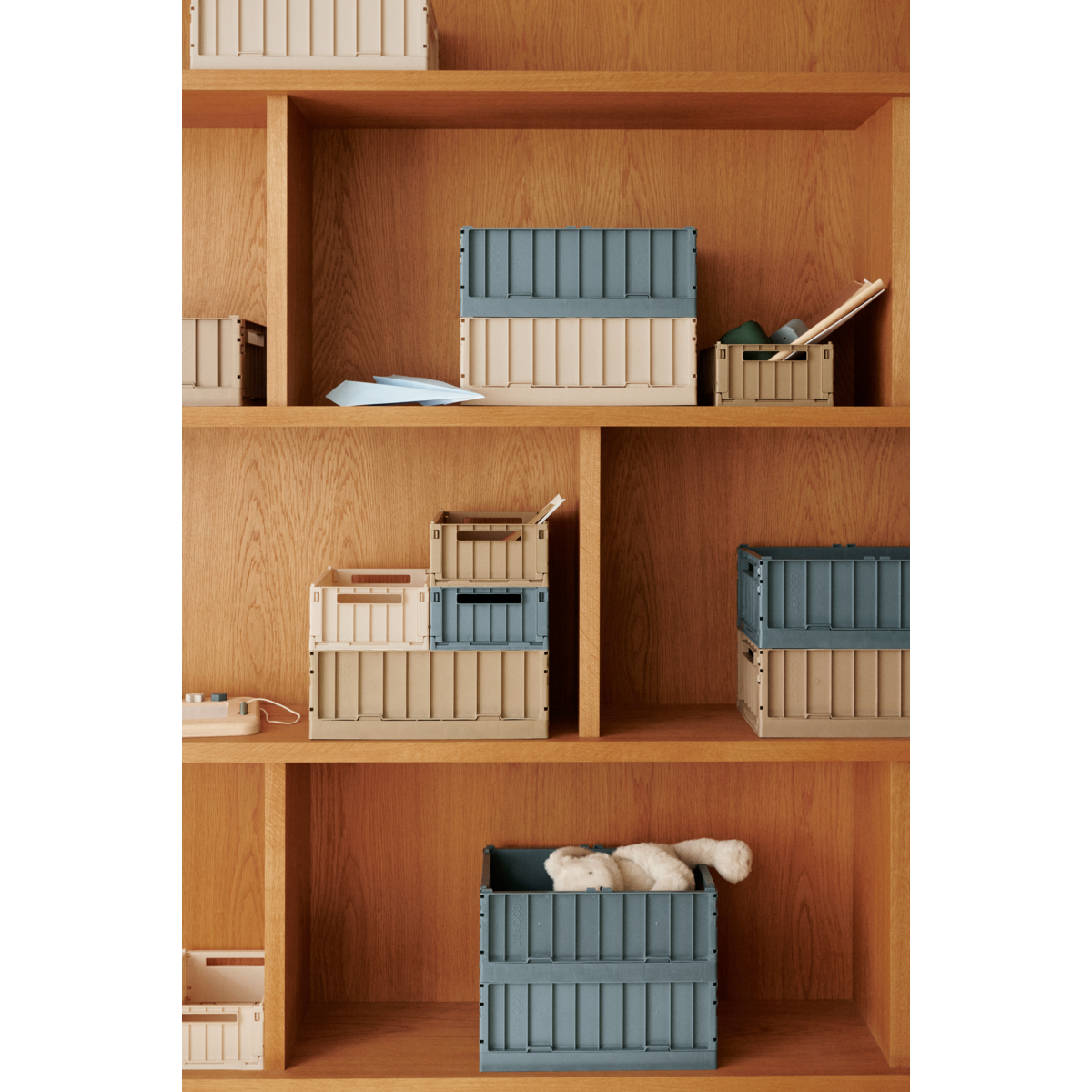 Liewood WESTON Aufbewahrungsbox Klein, 2er-Pack - Sandy - Aufbewahrungsbox