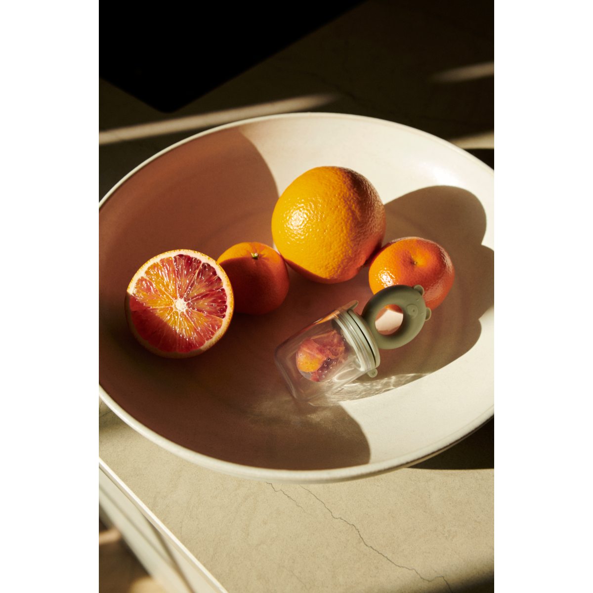 Liewood Miranda Fruchtschnuller 2er Pack - Whale blue / Dove blue - Fruchtschbuller