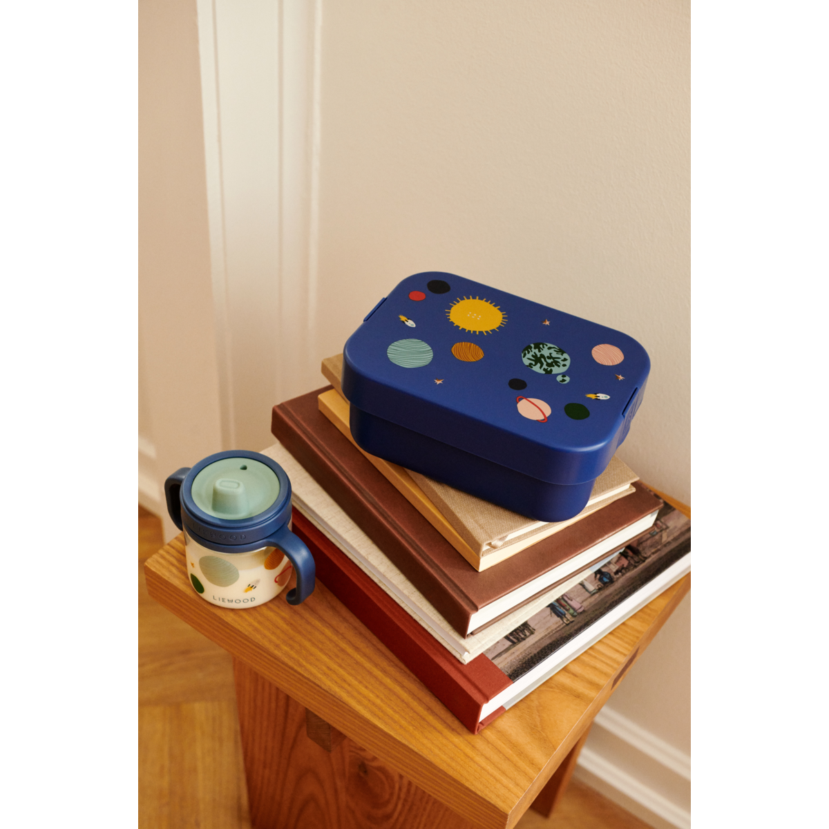 Liewood KAMIL Lunchbox - Universe / Classic navy - Brotdose