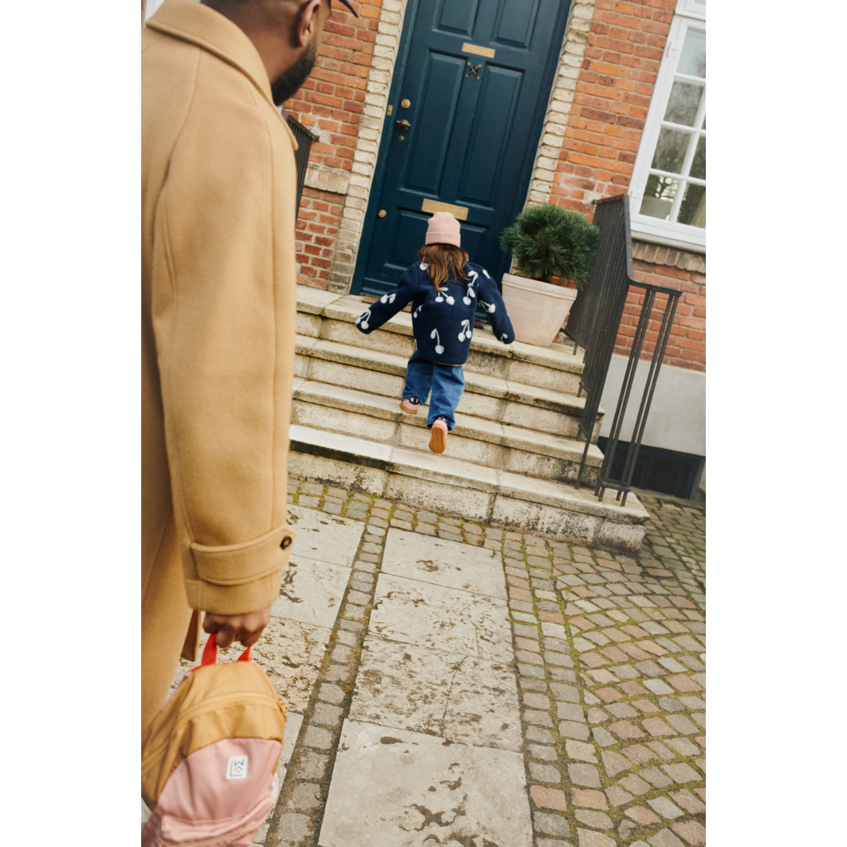 Liewood NOAM Fleecejacke - Cherry blossom / Classic navy - Jacke