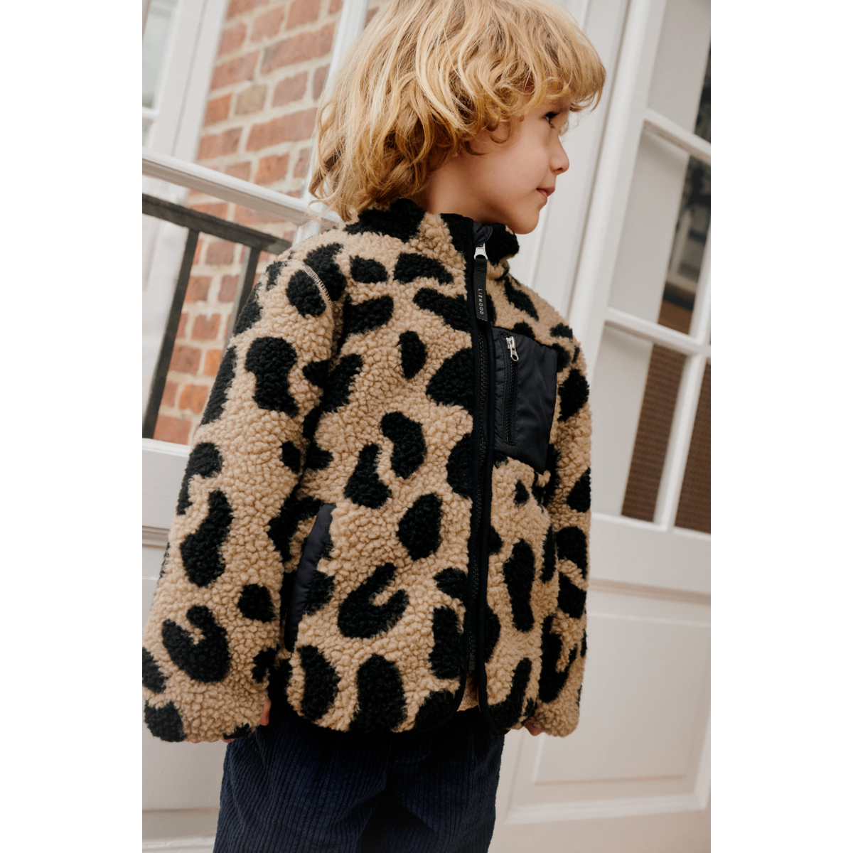 Liewood Nolan Fleecejacke - Mega leo / oat mix - Jacke