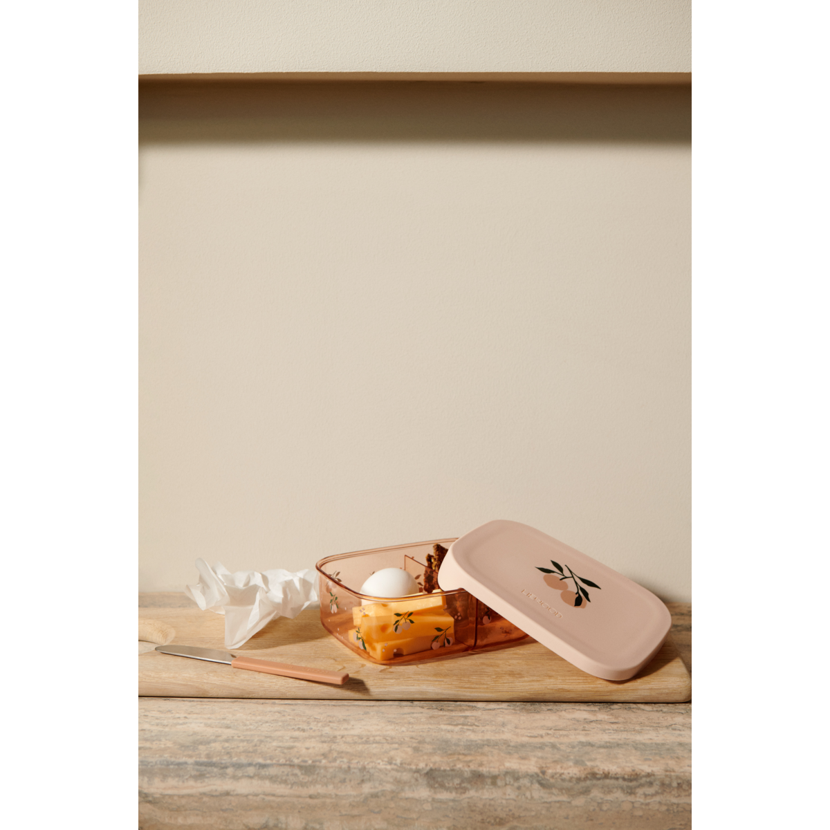 Liewood ARTHUR Tritan-Lunchbox - Peach / Sea shell - Brotdose