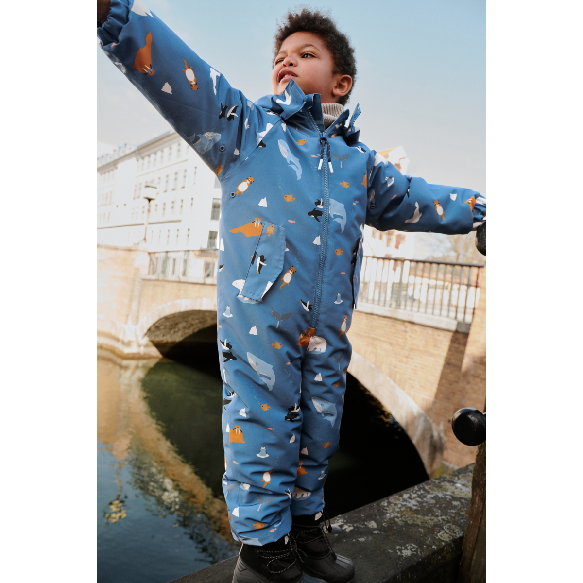 Liewood MADDY Schneeanzug - Arctic Sea / Ocean view - SUIT