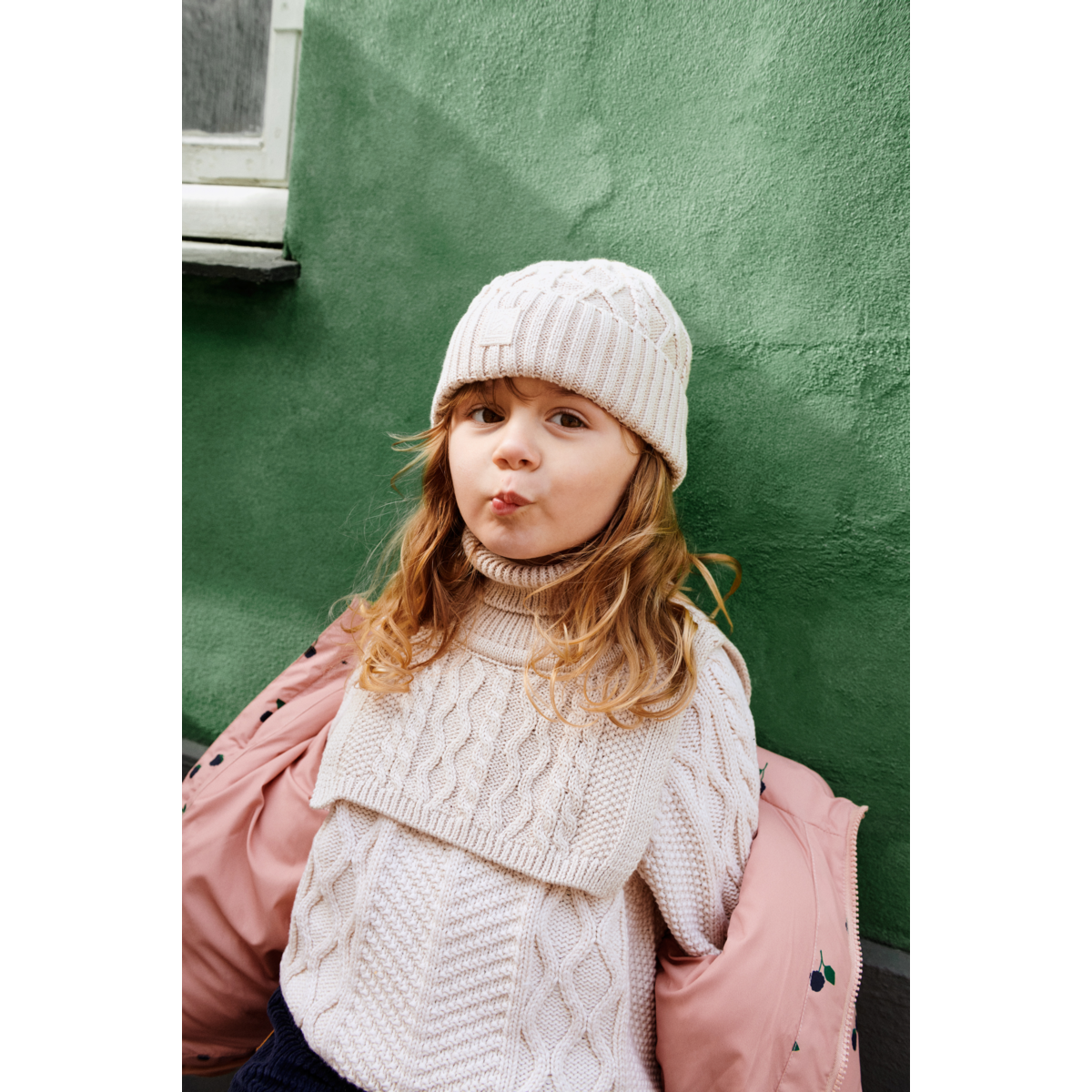 Liewood MEACK Zopfmuster Halswärmer - Sandy - Schal / Halswärmer