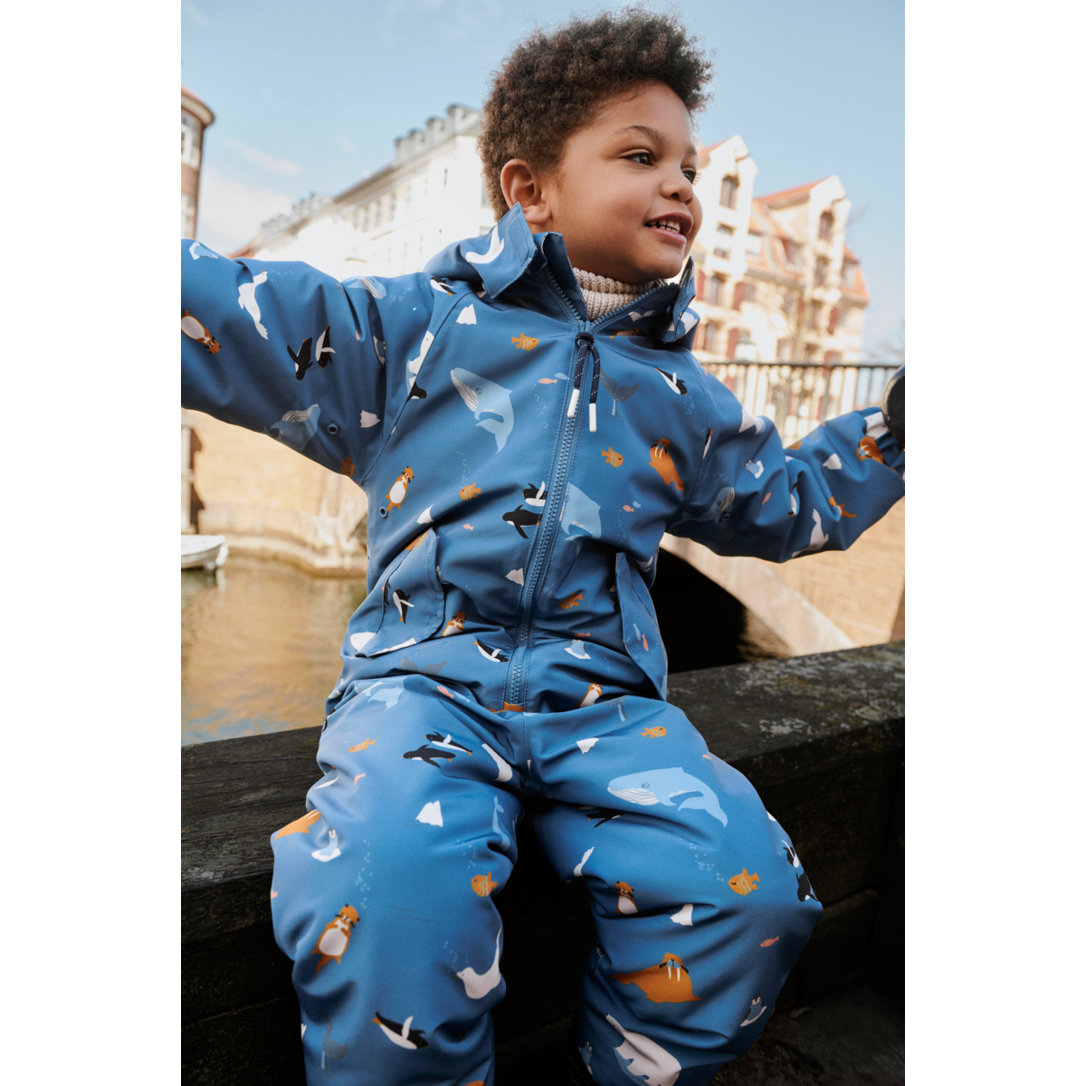 Liewood MADDY Schneeanzug - Arctic Sea / Ocean view - SUIT