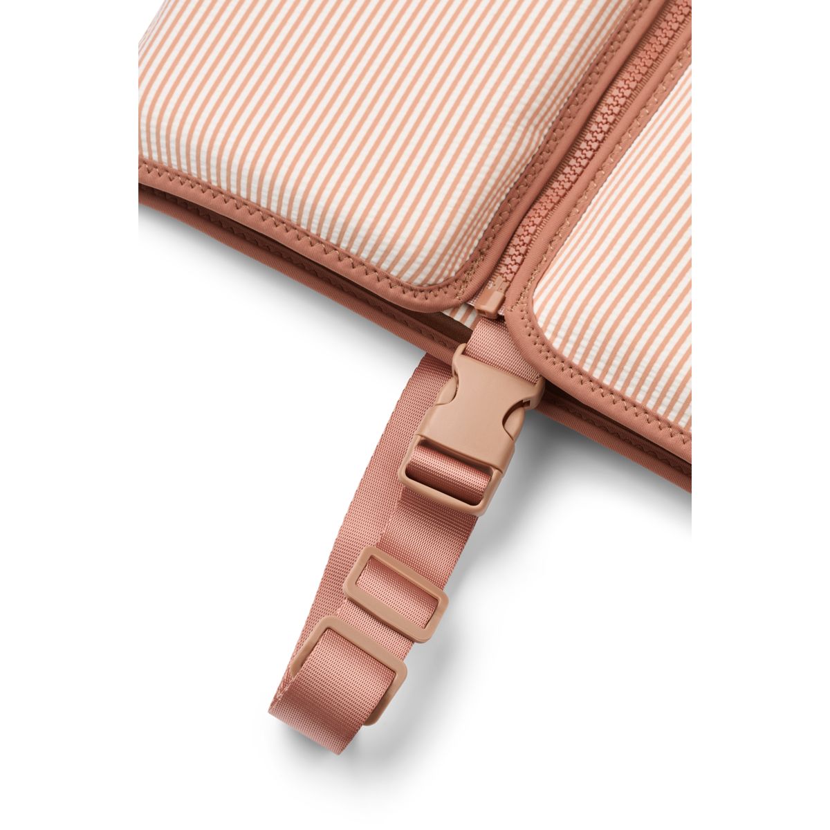 DOVE Seersucker-Schwimmweste - Y/D stripe Pale tuscany / Creme de la creme