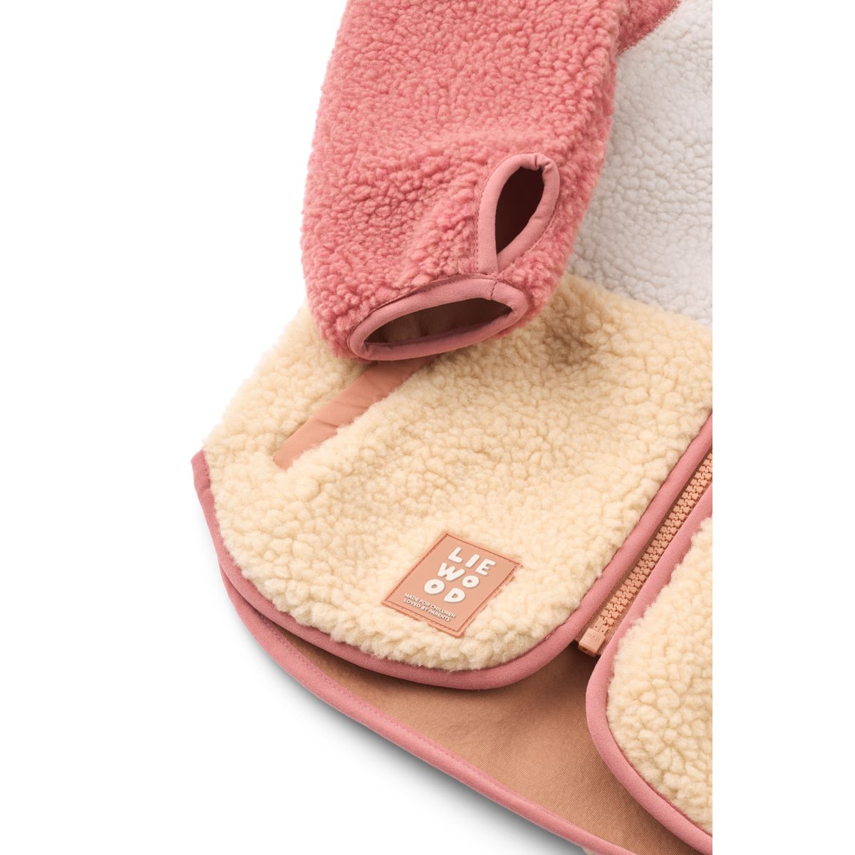 Liewood Nolan Pile Jacket - Apple blossom multi mix - JACKET