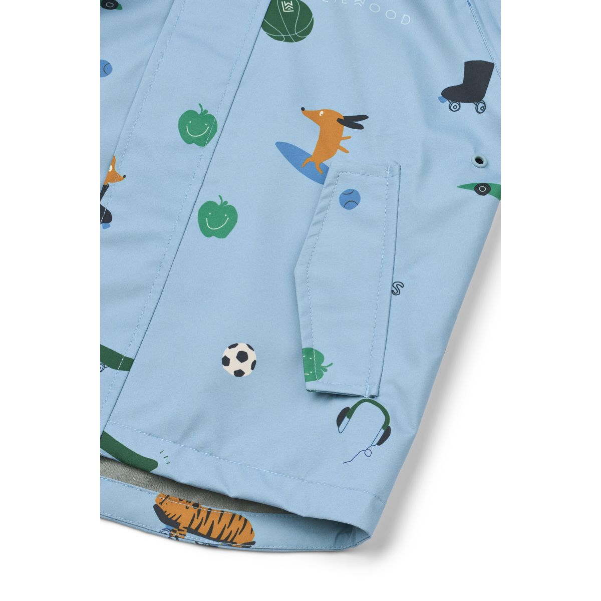 Liewood PEDIA Regenbekleidungsset - Fun / Beach blue - Satz
