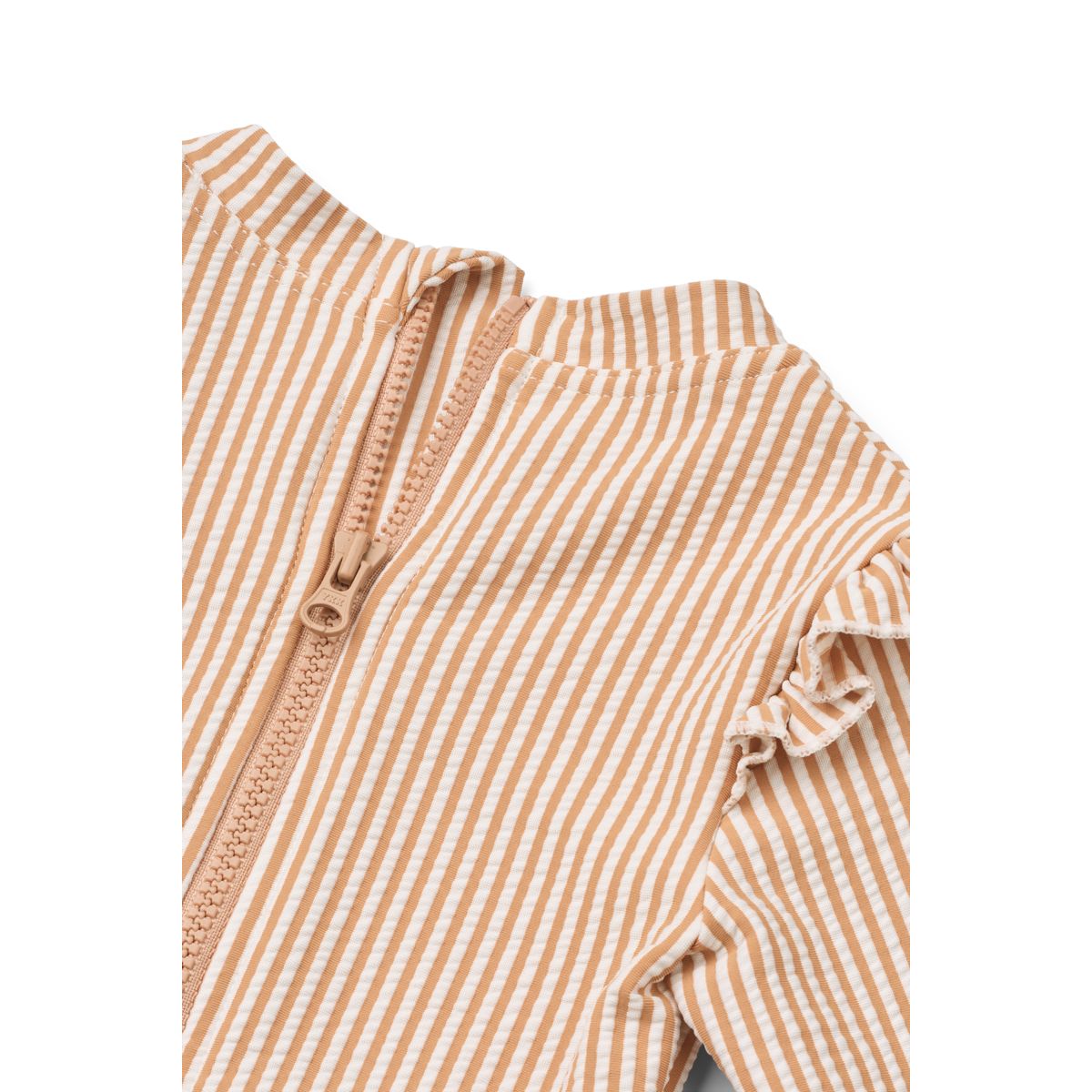 Liewood SILLE Seersucker-Baby-Badeanzug - Y/D stripe Pale tuscany / Creme de la creme - Badeanzug