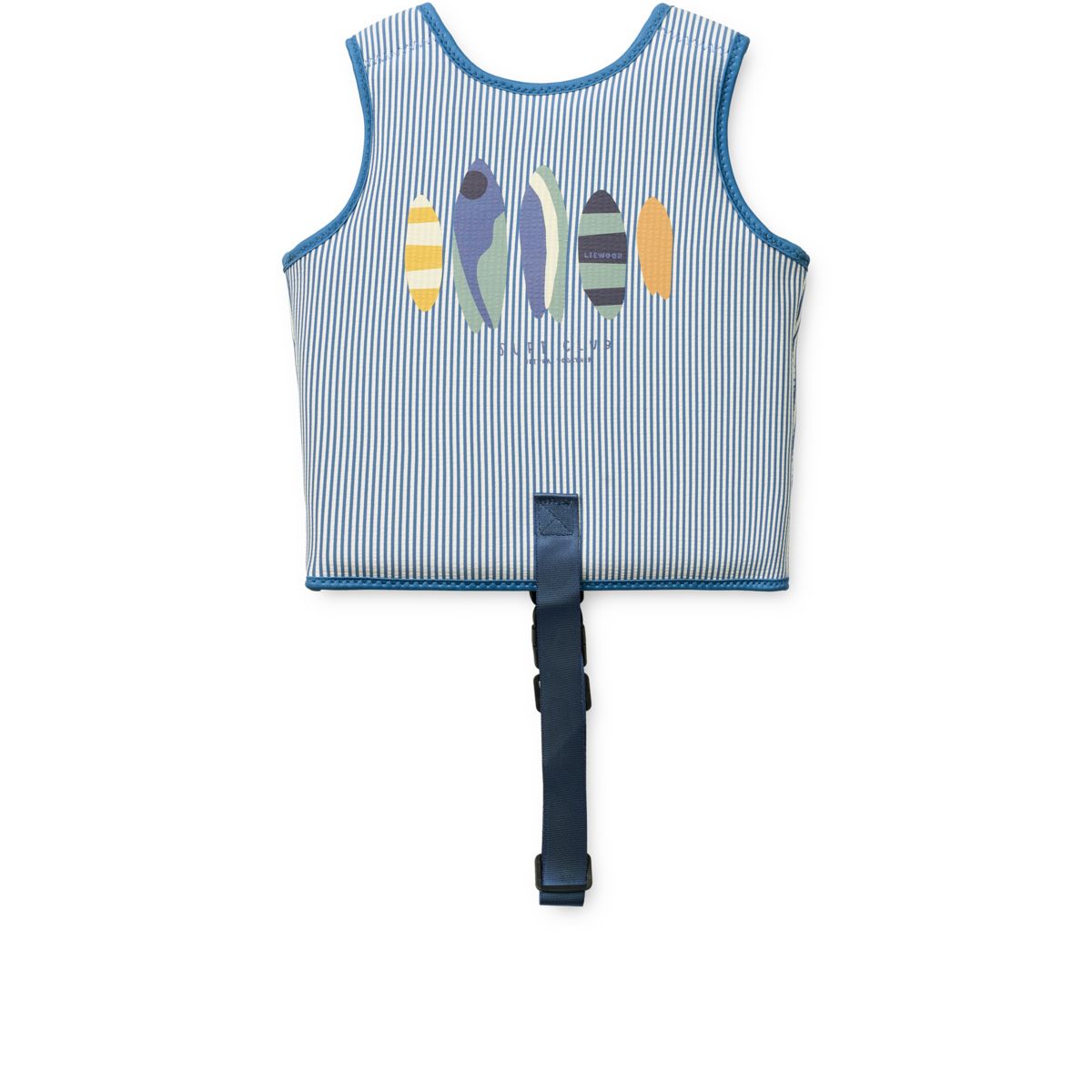 Liewood Dove Seersucker Swim Vest - Y/D stripe Riverside / Creme de la creme - SWIM VEST