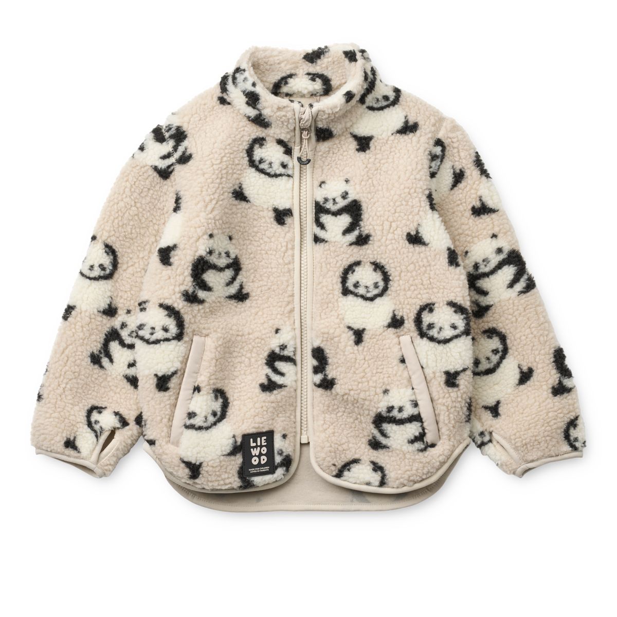 Liewood Nolan Fleecejacke - Panda / Sandy - Jacke