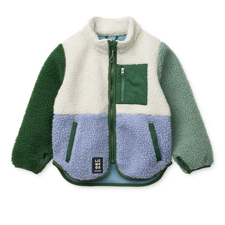 Liewood Nolan Fleecejacke - Dusty lavender multi mix - Jacke