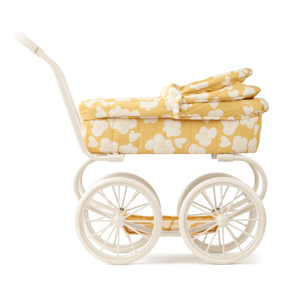 Liewood Adaline Puppenwagen - Flower / Lemon yellow - PRETENDES SPIEL