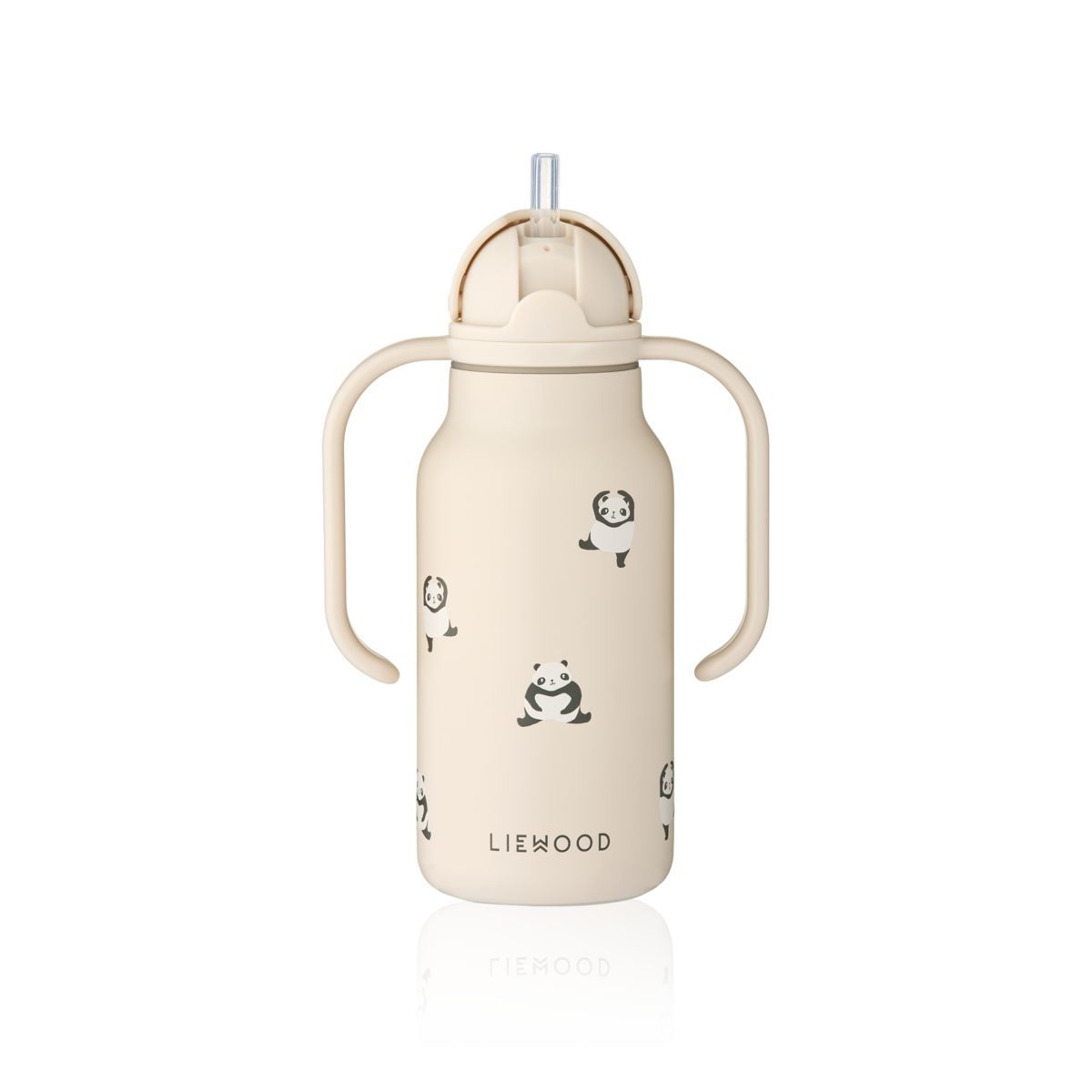 Liewood KIMMIE Bedruckte Flasche 250 ml - Mini panda / Sandy - Wasserflasche