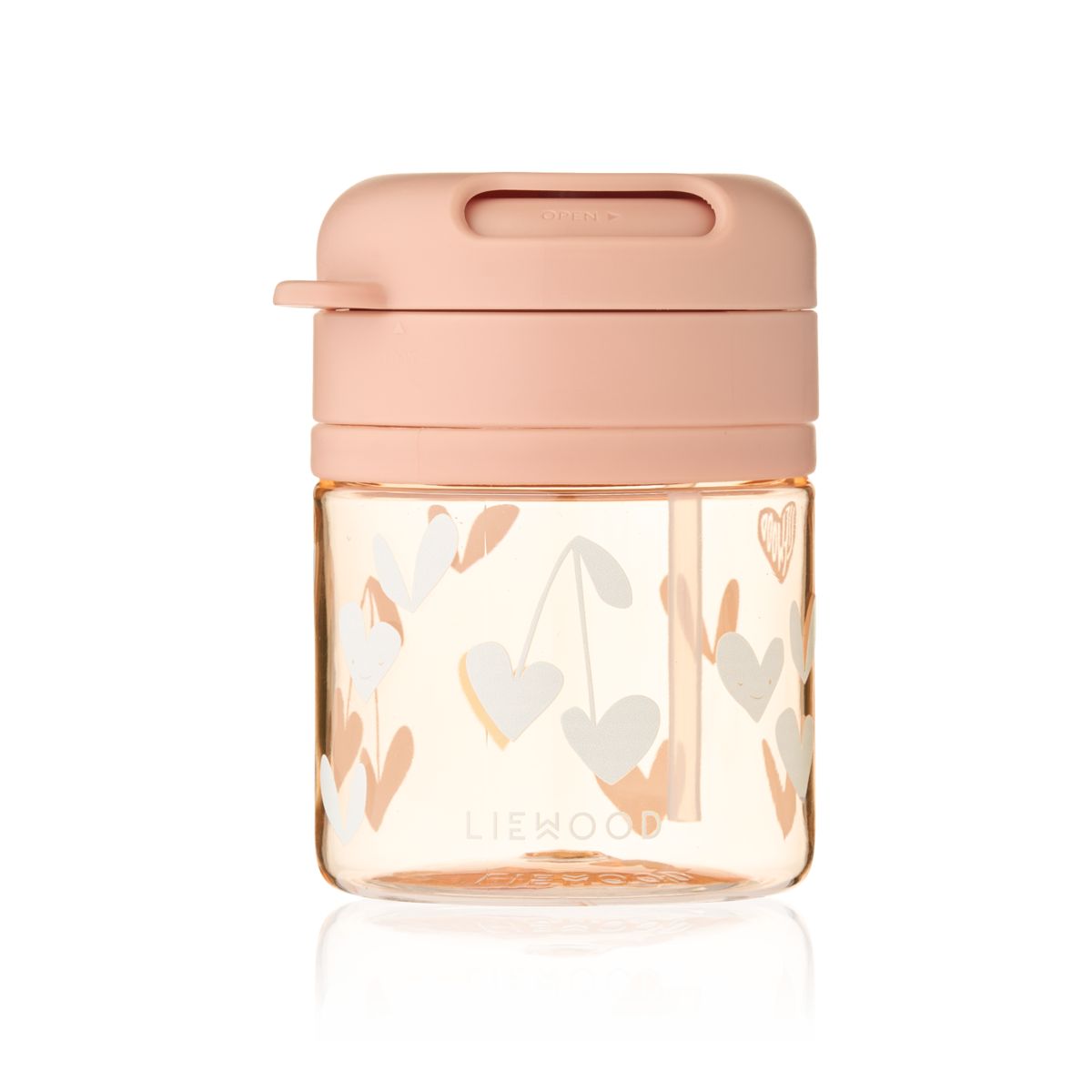 Liewood PAVIA Tritan-Becher mit Strohhalm - Sweethearts / Pale tuscany - Becher