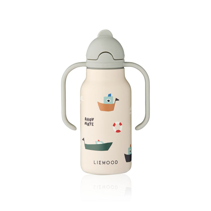 KIMMIE Bedruckte Flasche 250 ml - Sailing / Sandy
