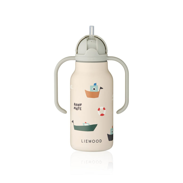 KIMMIE Bedruckte Flasche 250 ml - Sailing / Sandy