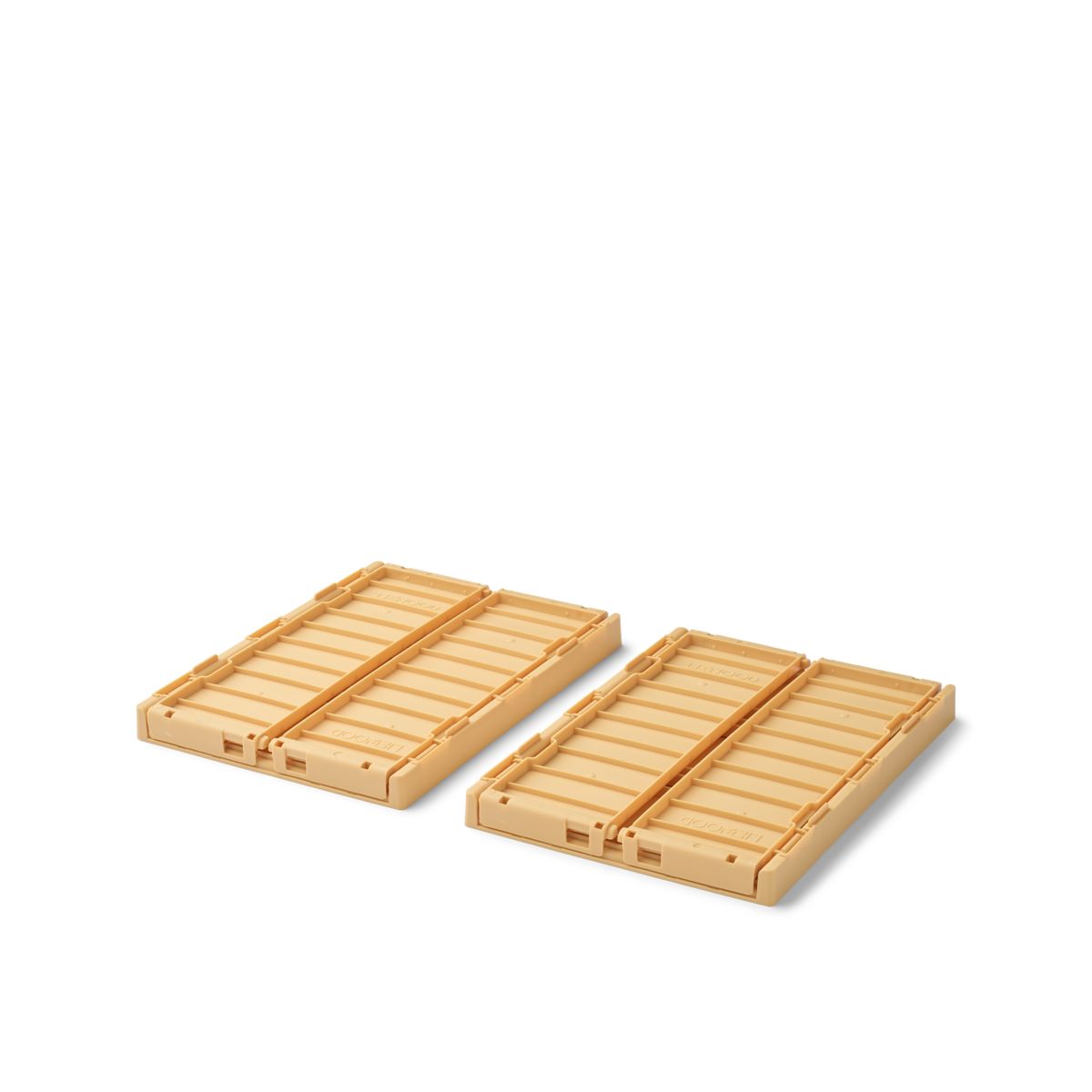 WESTON Aufbewahrungsbox Klein, 2er-Pack - Lemon yellow