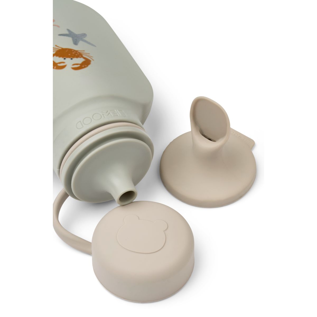 Liewood Lizzie Smoothie-Flasche 2er-Pack - Sea creature / Sandy - Smoothie-Flasche