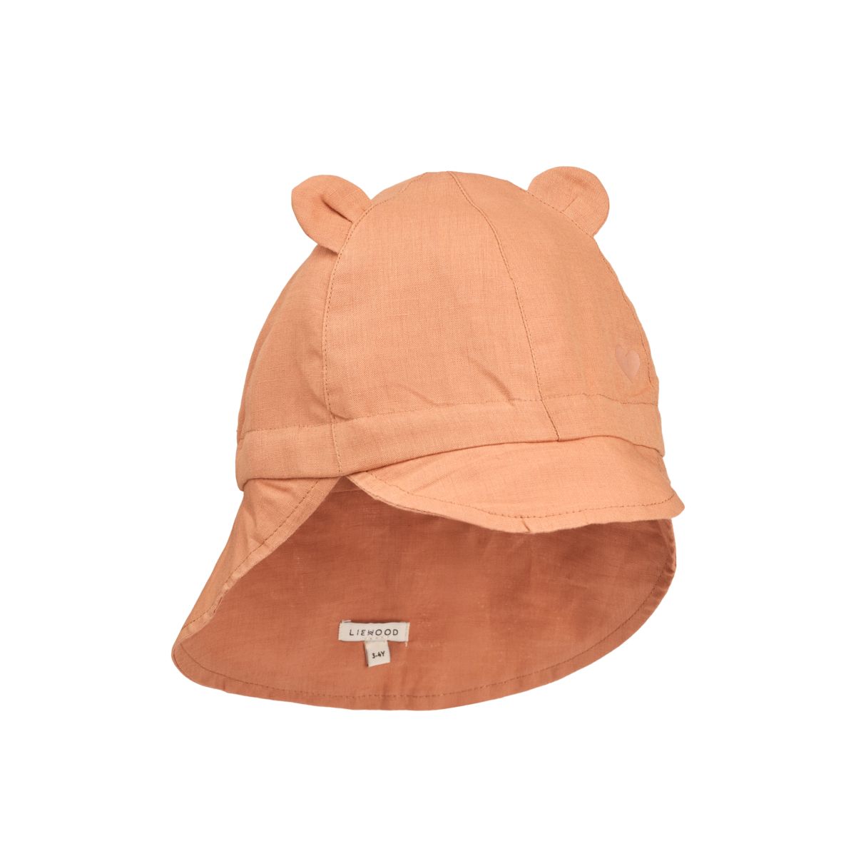 Liewood Gorm Sonnenhut aus Leinen - Tuscany rose - Hut & Kappe