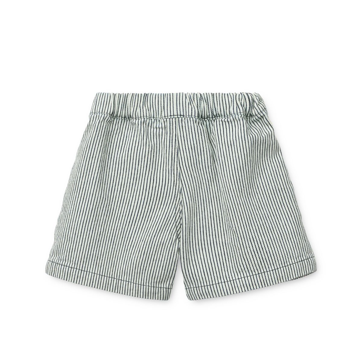 Liewood Borrisa Striped Denim Shorts - Classic navy / Creme de la creme - SHORTS