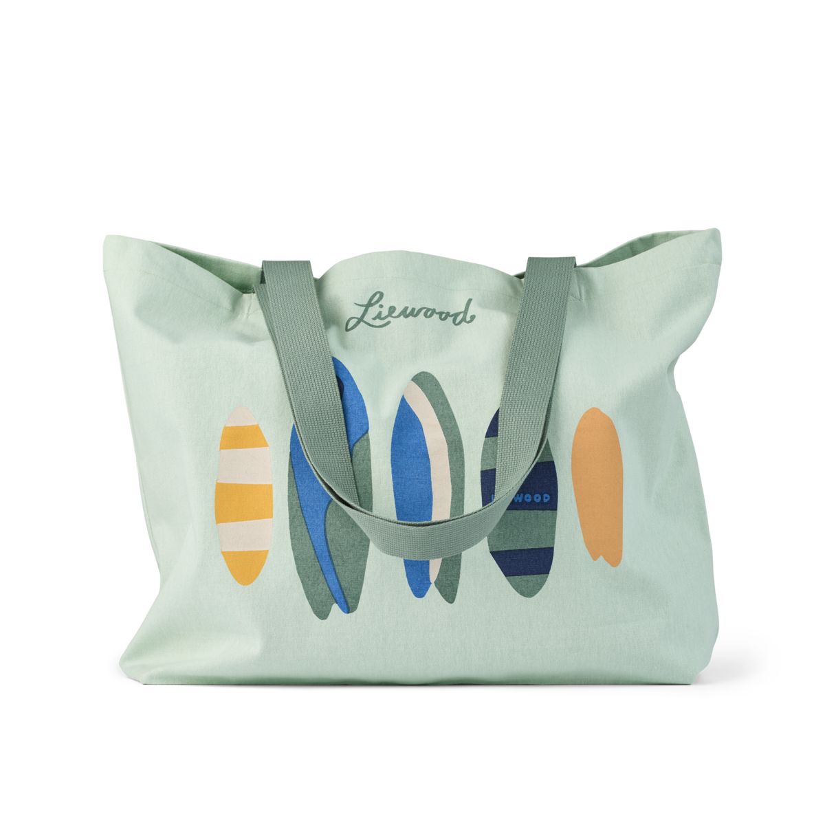 Liewood Große Tragetasche - Boards / Light peppermint - Einkausstacshe