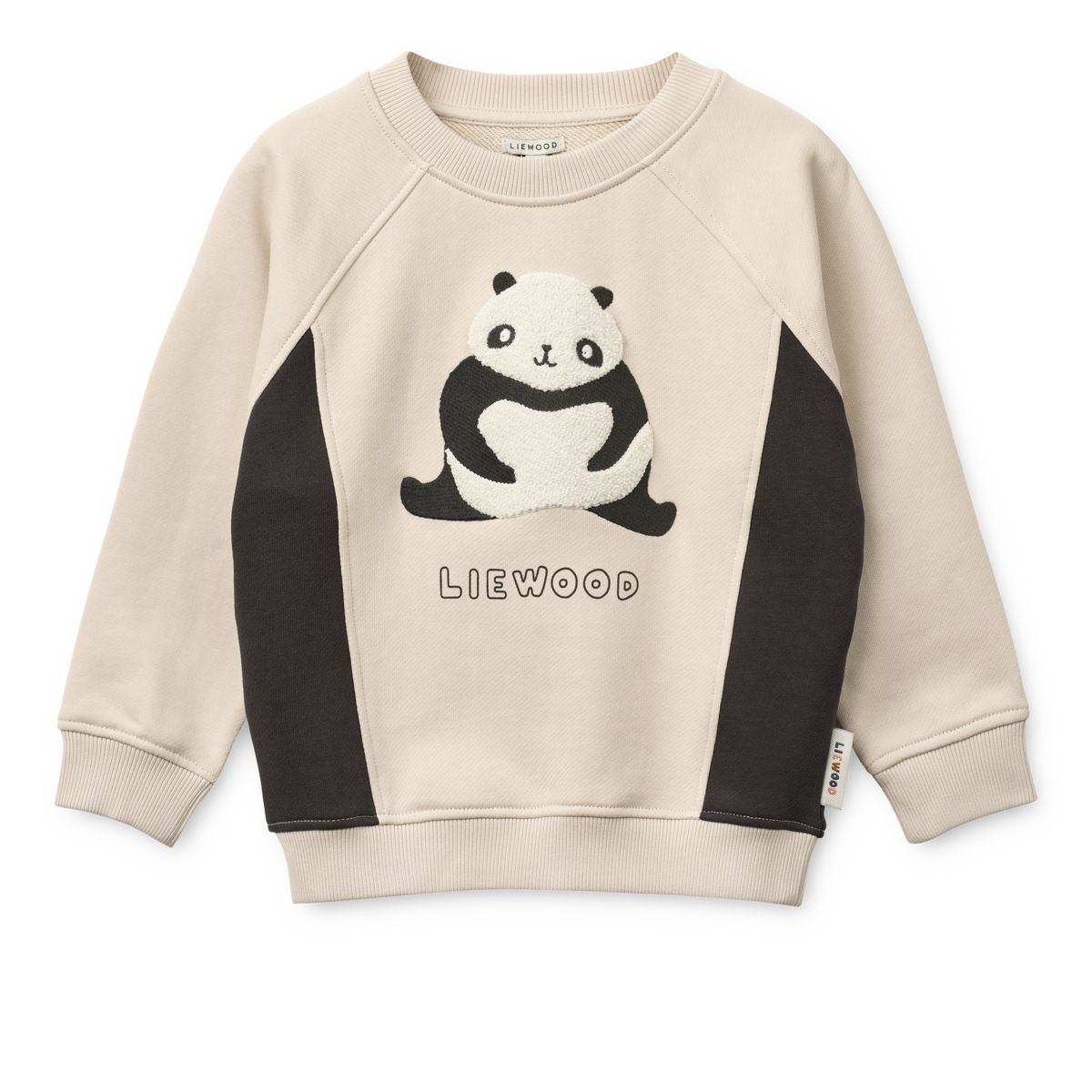 Liewood AUDE Sweatshirt mit Aufdruck - Panda / Sandy / dark grey - Sweatshirts