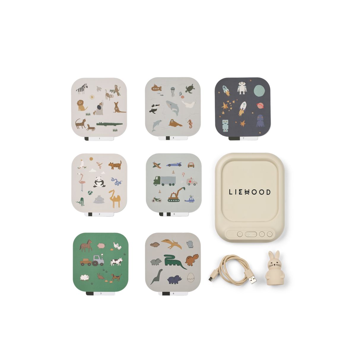 Liewood ARCHIE Aktivitäts Soundboard - Sandy - Kreatives Spielzeug