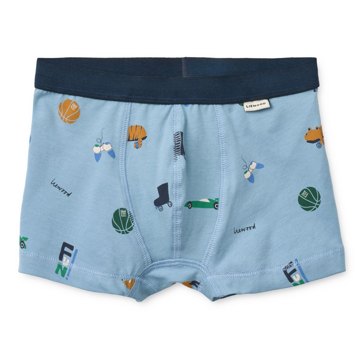 Liewood MARVIN Boxershorts 3er-Pack - Fun / Crisp white / beach blue / mix - Boxershorts