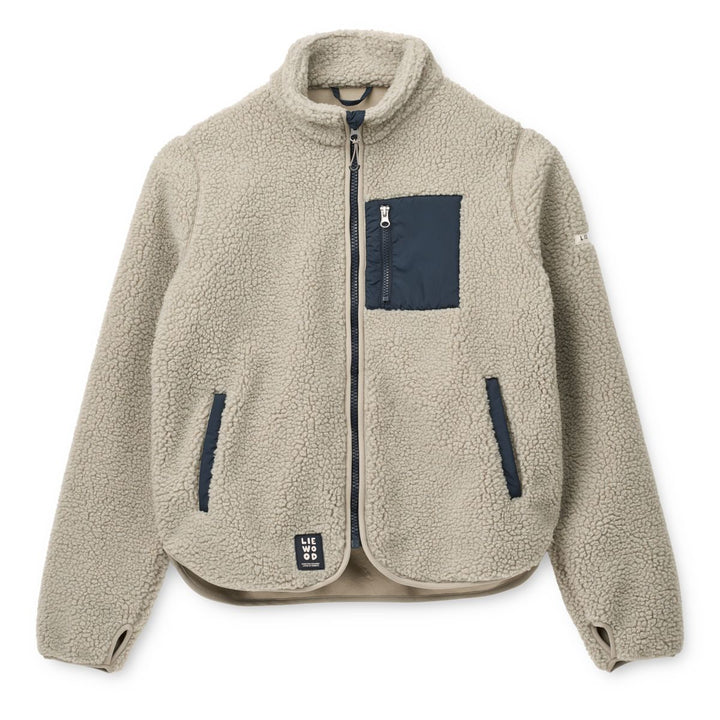 Liewood Nelson Fleecejacke Für Erwachsene - Mist - Jacke