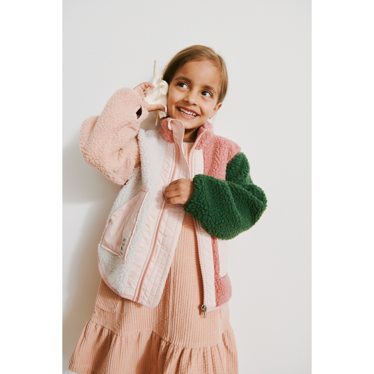 Liewood NOAM Fleecejacke - Dusty rose multi mix - Jacke