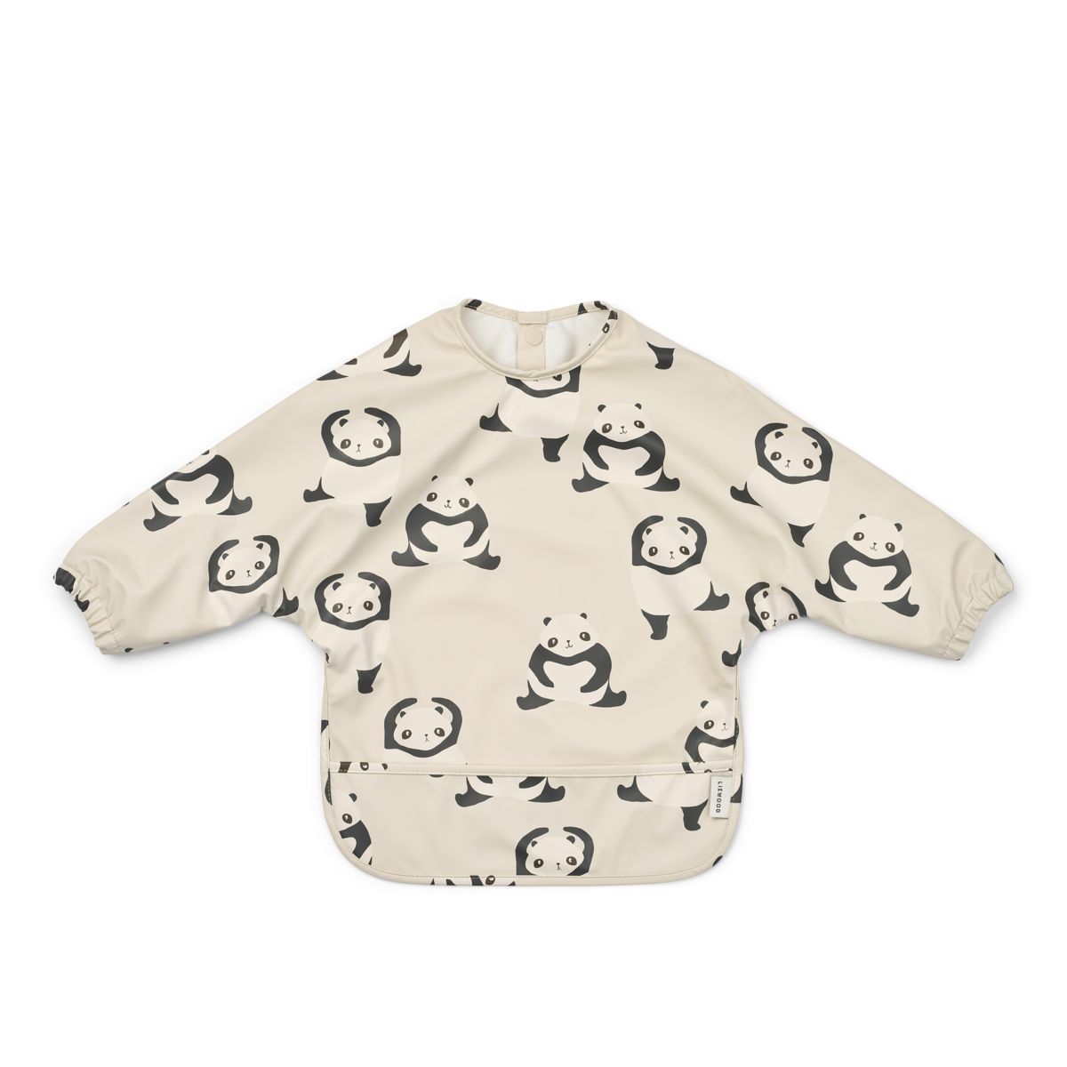 Liewood MERLE Bedrucktes Ärmellätzchen - Panda / Sandy - Cape Lätzchen
