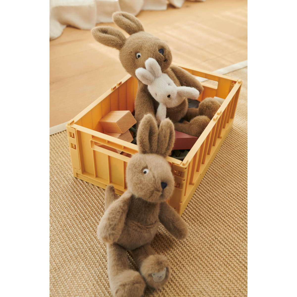 Liewood KELLY Känguru Mama & Baby Teddy - Dune - Polaires