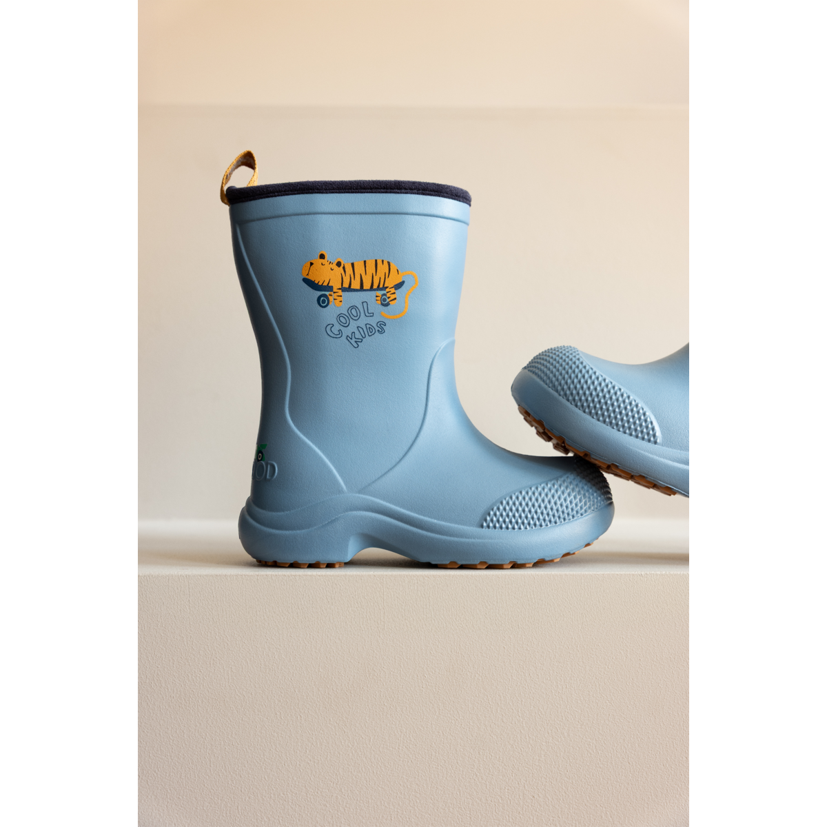 Liewood ASTON Regenstiefel - Tiger / Beach blue - RAIN BOOTS