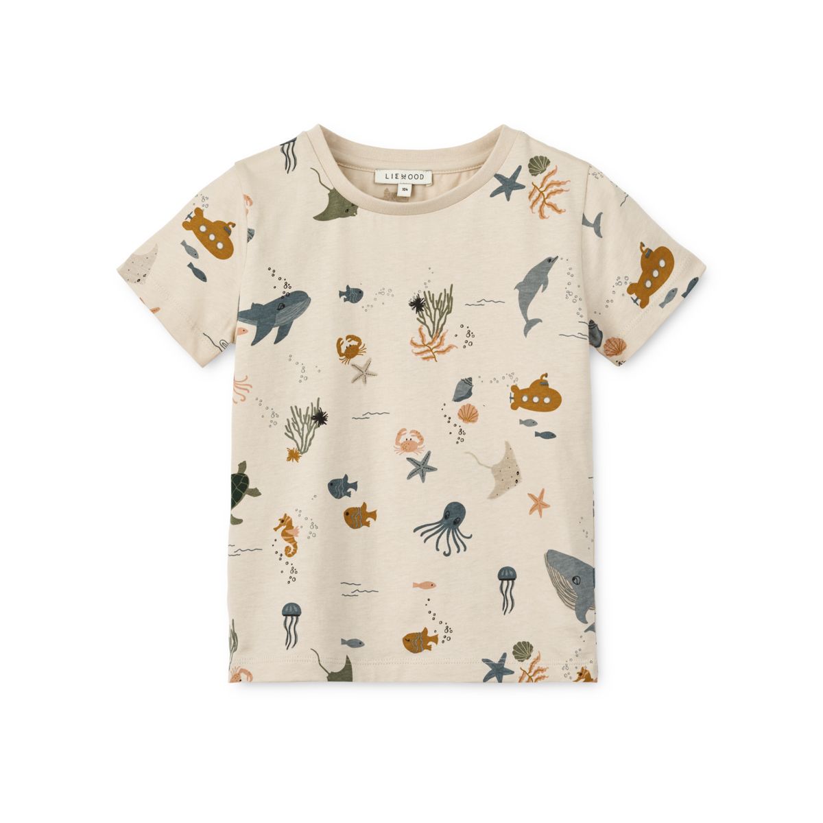 Liewood APIA Print T-Shirt - Sea creature / Sandy - T-shirt