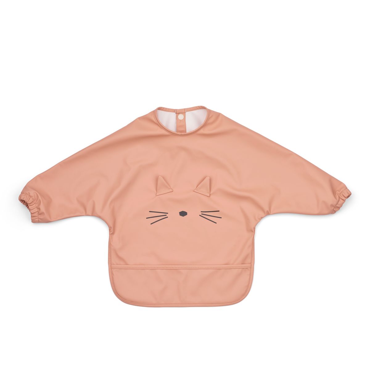 Liewood MERLE Bedrucktes Ärmellätzchen - Cat tuscany rose - Cape Lätzchen