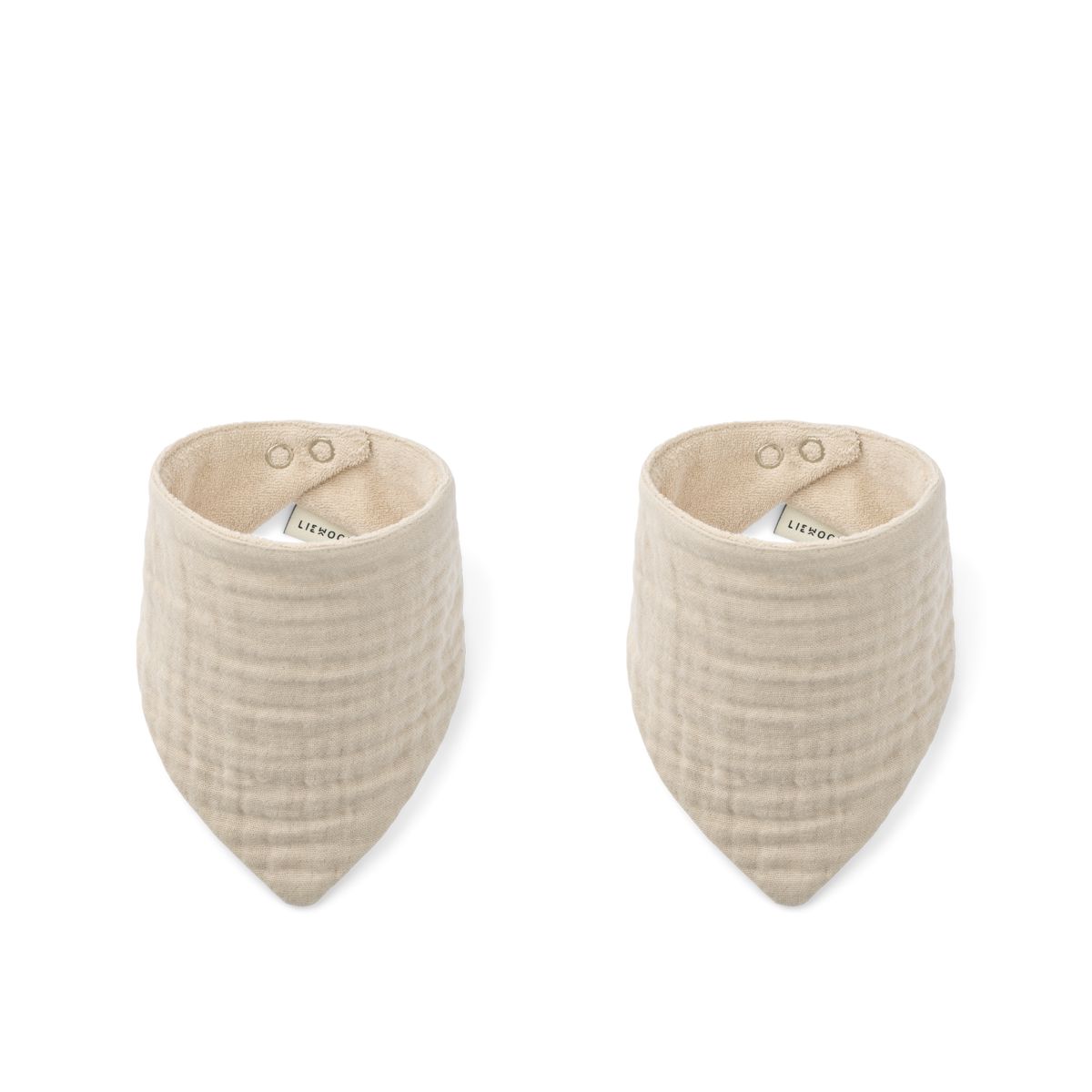 Liewood Andrea Lätzchen 2er Pack - Sandy - ZÄHNE BIB
