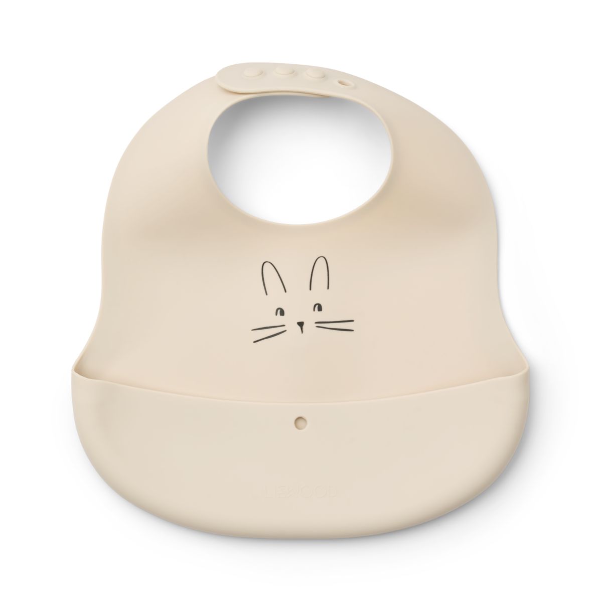 Liewood EMBER Bedruckte Lätzchen, 2er-Pack - Rabbit Sandy / Oat - Lätzchen