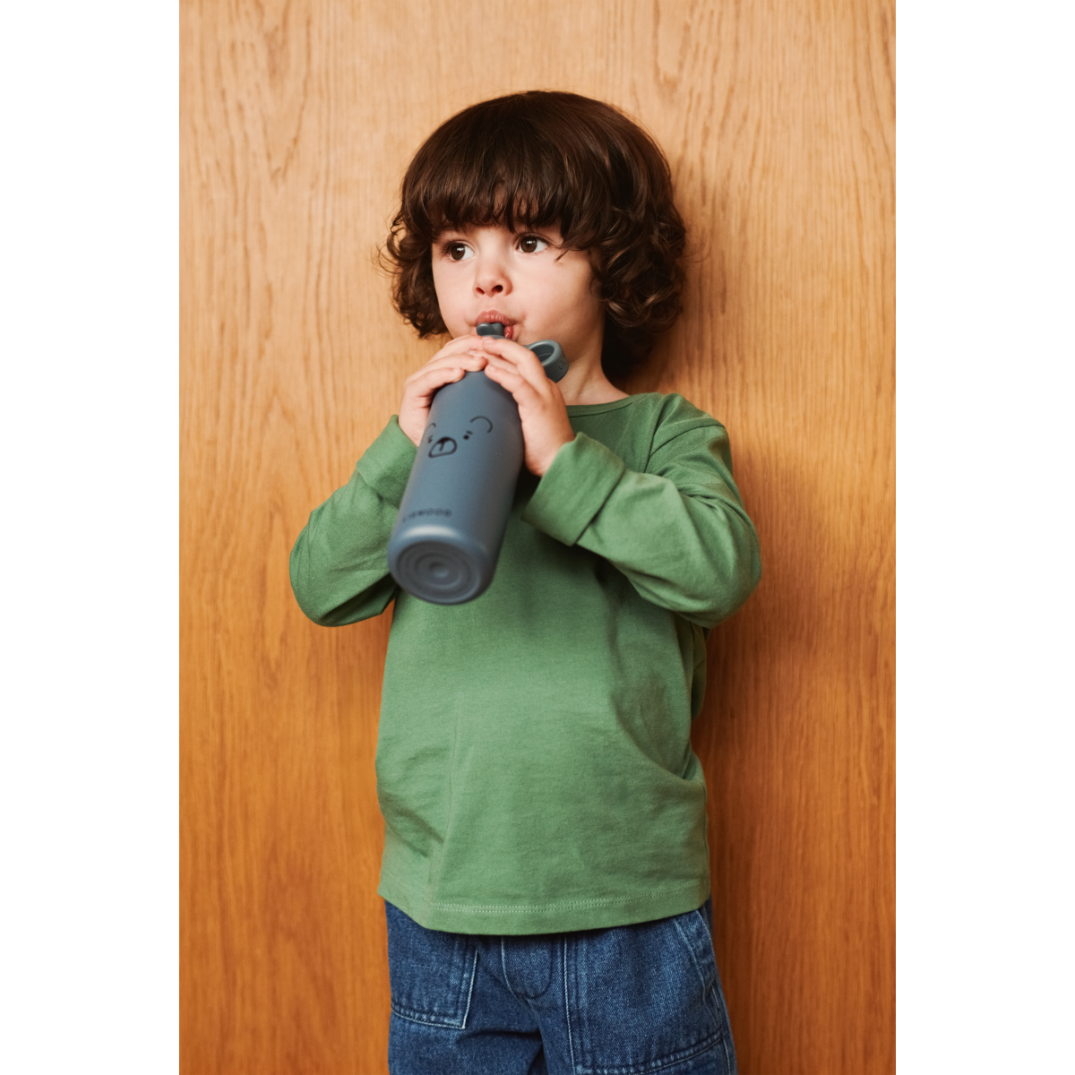 Liewood Falk Wasserflasche 350 ml - Mr bear whale blue - Wasserflasche