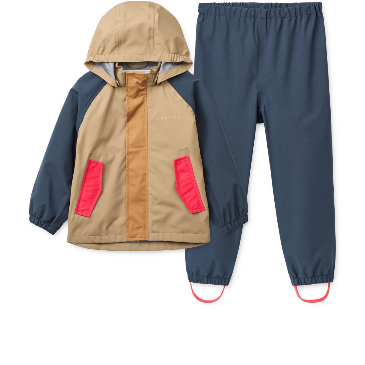 Liewood PEDIA Regenbekleidungsset - Midnight navy mix - Satz