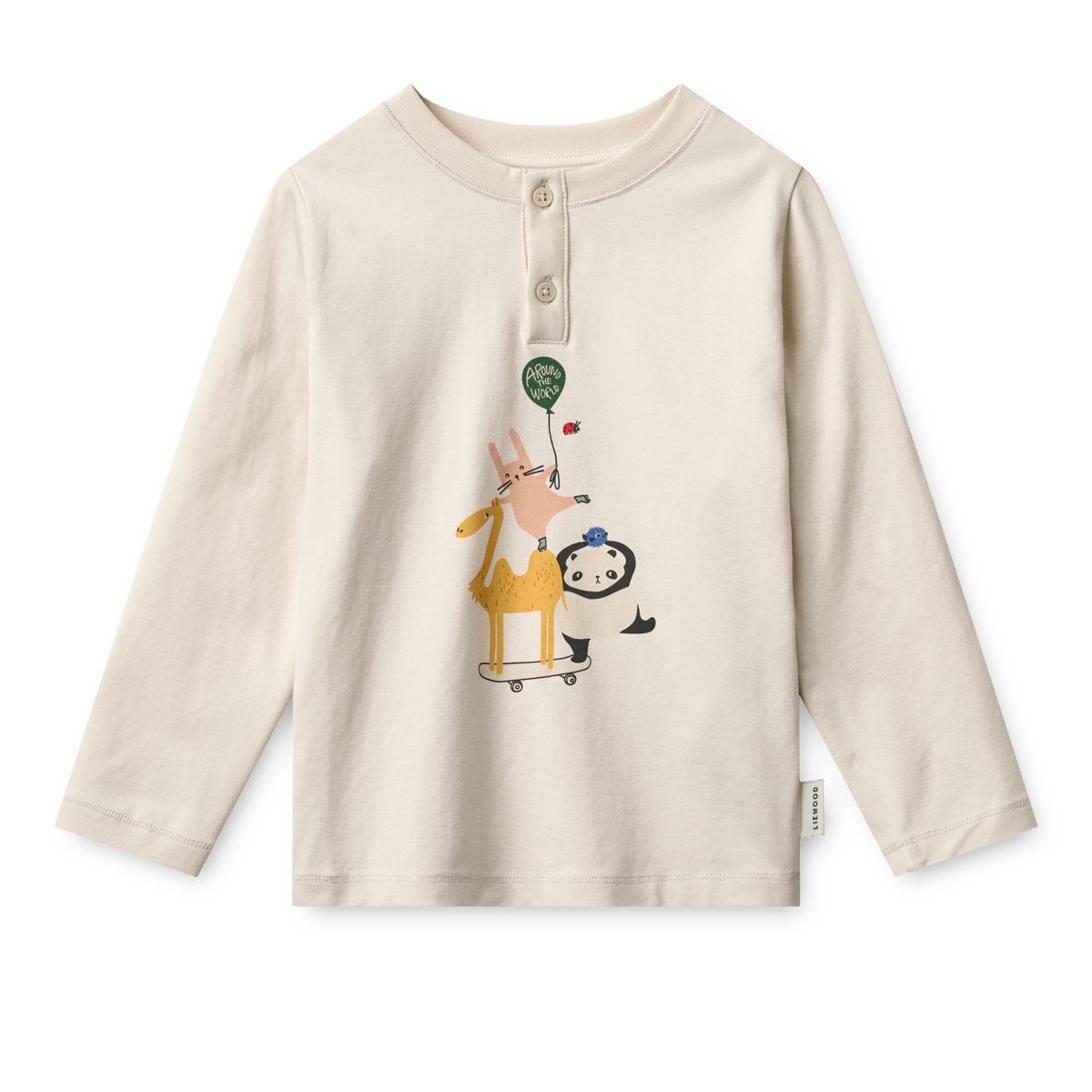 Liewood WILHELM bedrucktes Pyjama-Set - Around the world / Sandy - Pyjama-Set