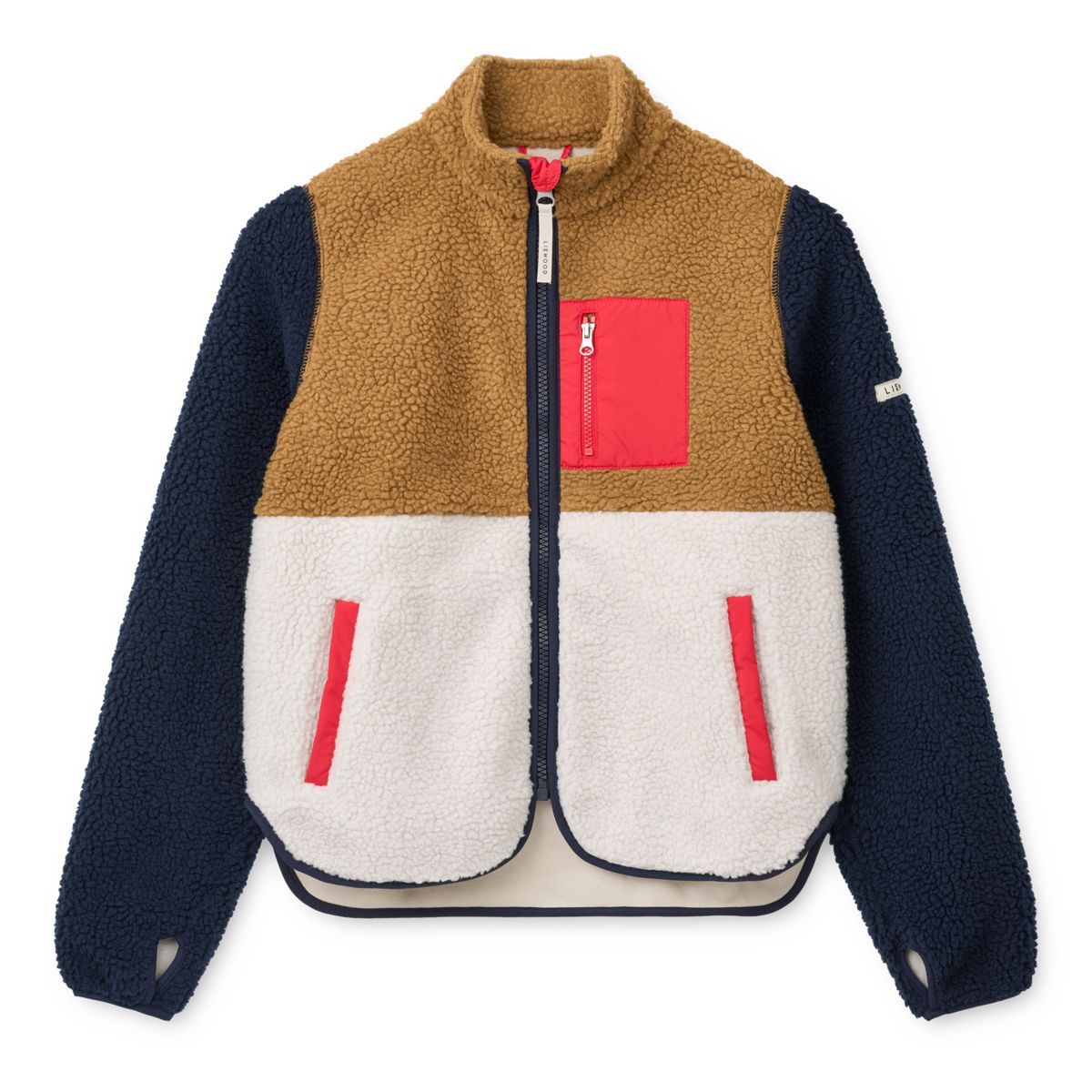 Liewood Nelson Fleecejacke Für Erwachsene - Midnight navy multi mix - Jacke