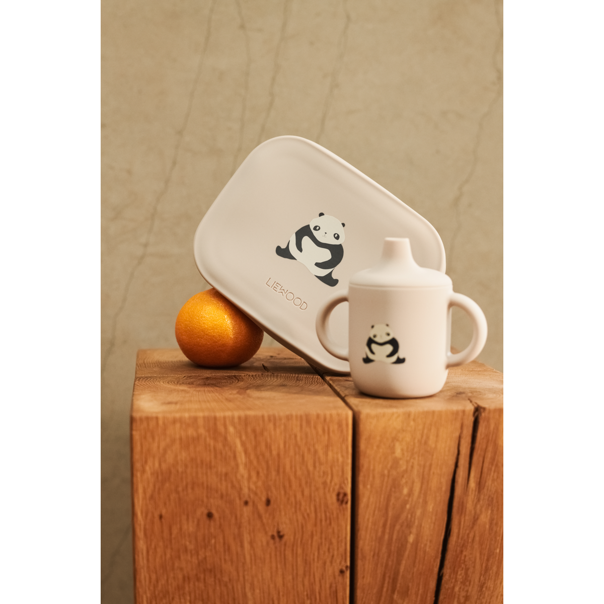 Liewood ARTHUR Lunchbox - Panda / Sandy / dark grey - Brotdose