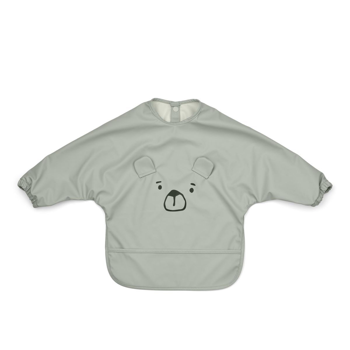 Liewood MERLE Bedrucktes Ärmellätzchen - Mr bear dove blue - Cape Lätzchen