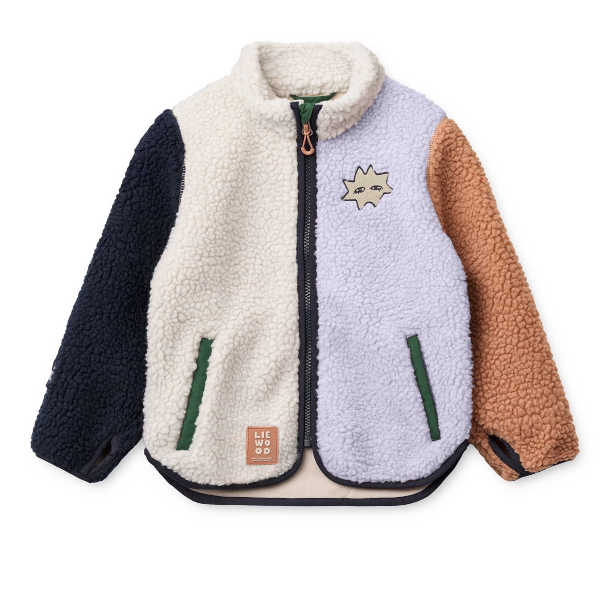 Liewood Nolan Pile Jacket - Mood multi mix - JACKET