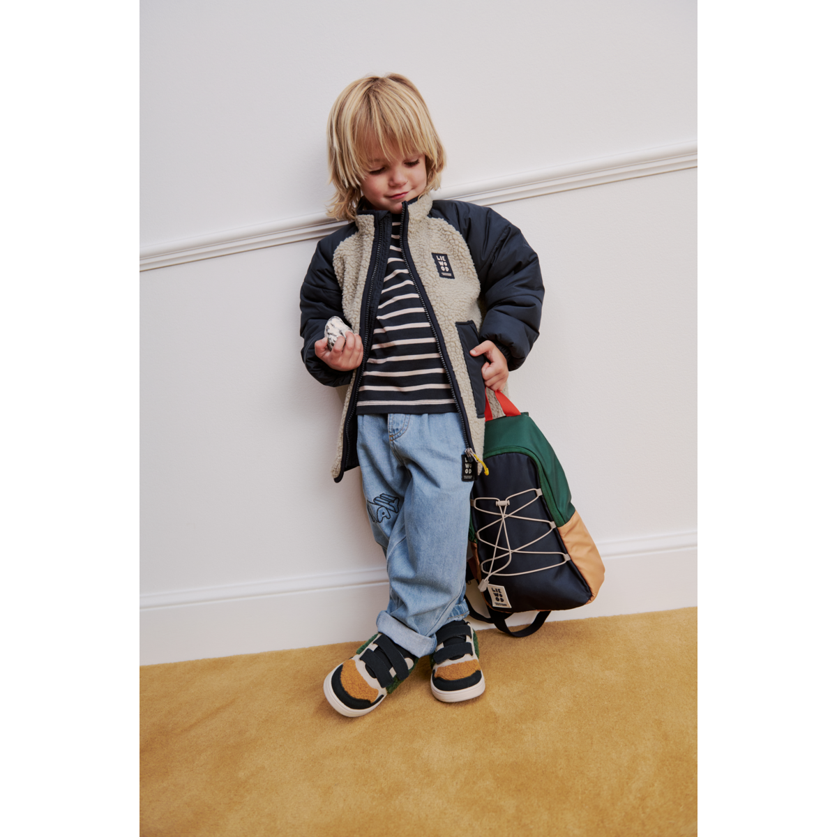 Liewood Phoenix One Shoulder Backpack - Classic navy multi mix - CROSSBODY BAG