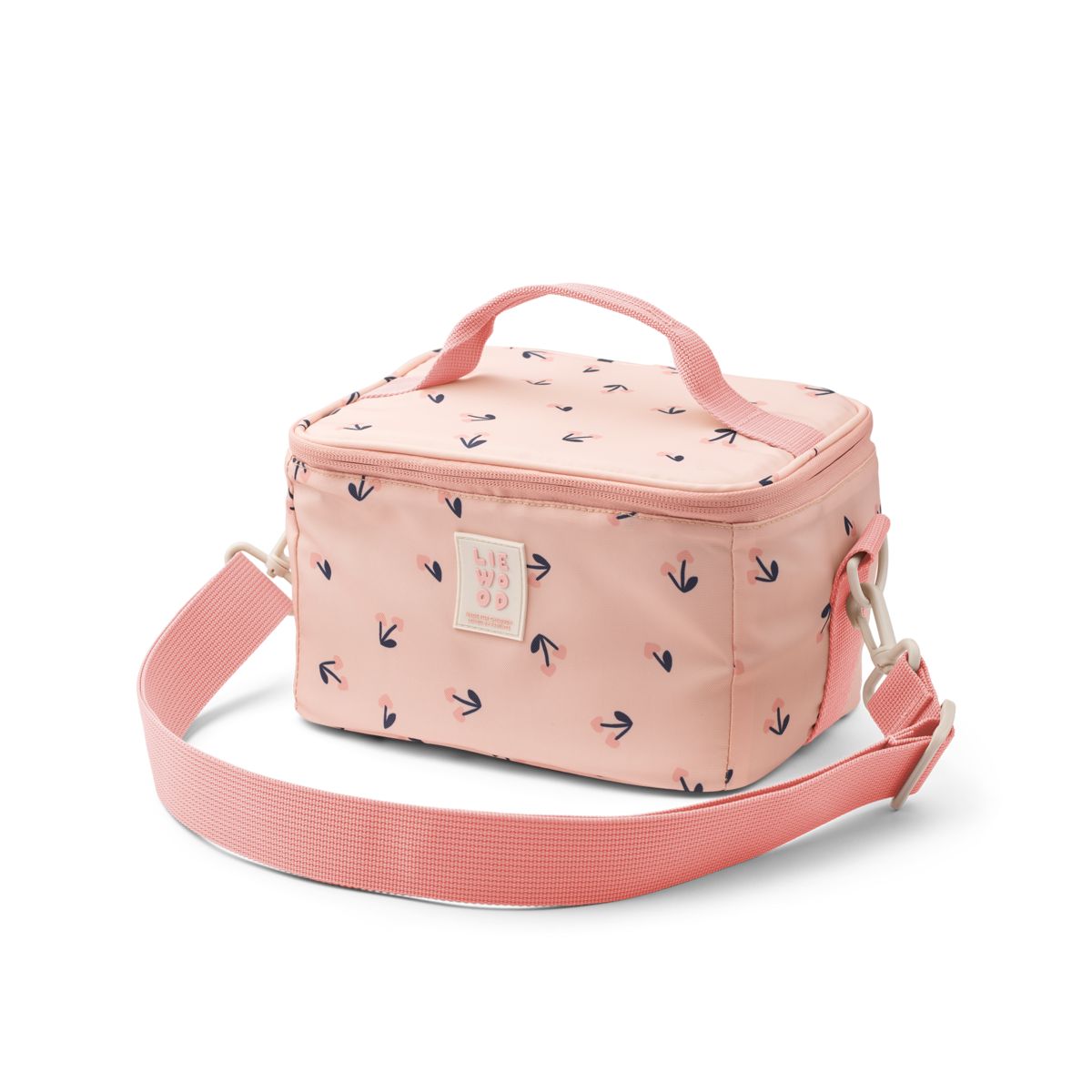 Liewood Toby Insulated Lunch Bag - Cherry heart / Rosey - CROSSBODY BAG