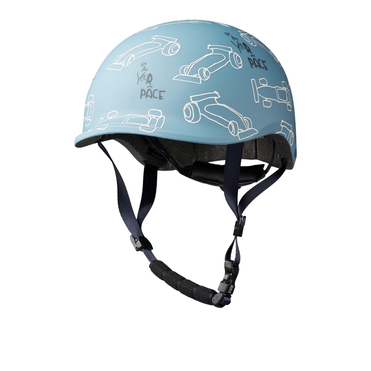 Liewood Milly Bike Helmet - Race cars / Beach blue - BIKE ACCESSORIES