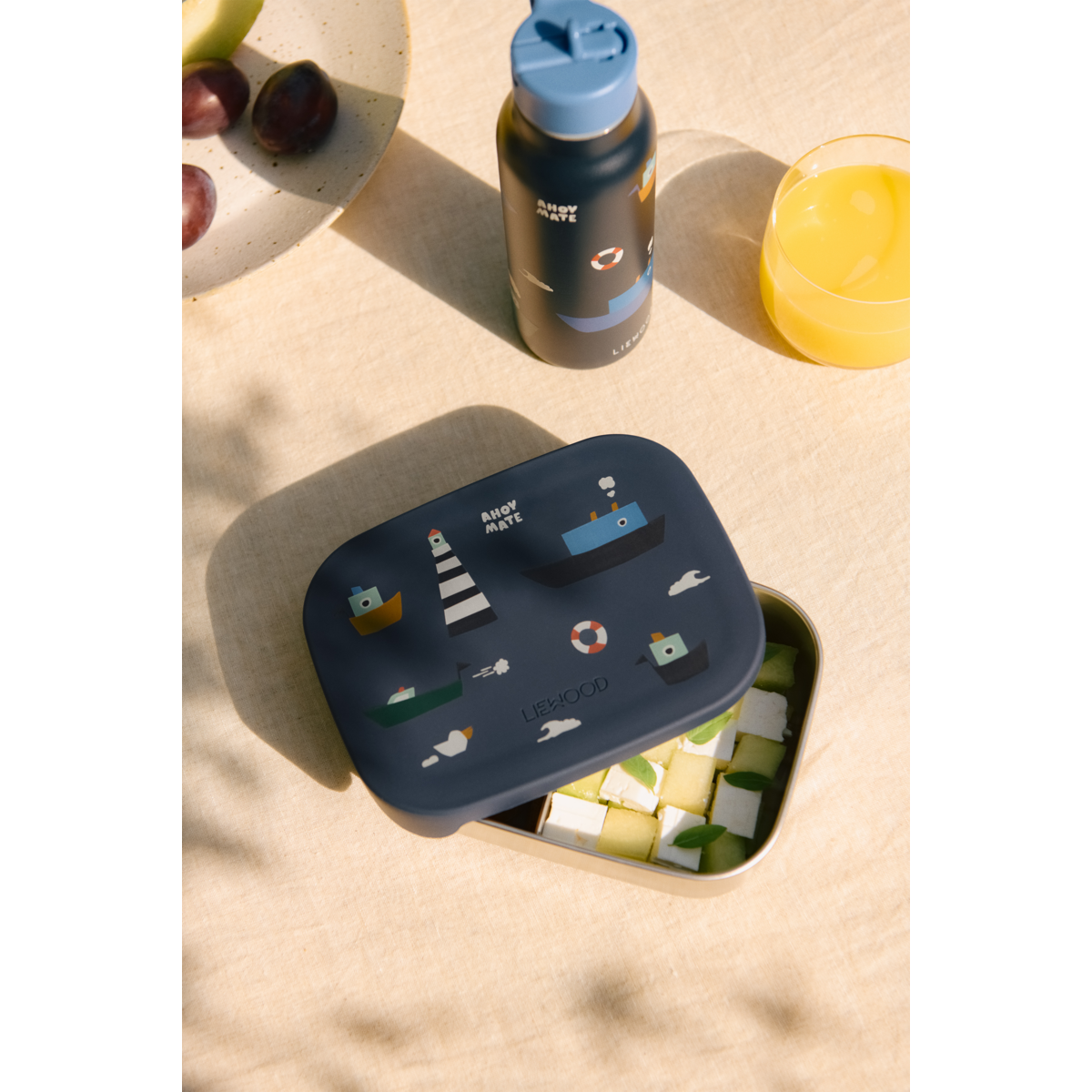 Liewood Arthur Lunchbox - Sailing / Classic navy - LUNCHBOX